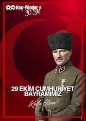 29 Ekim Cumhuriyet Bayramımız Kutlu olsun