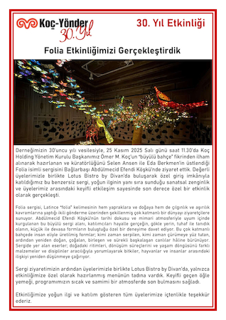 Folia Sergisi Etkinlik Haberi