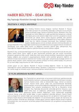Koç-Yönder Haber Bülteni Ocak  2026