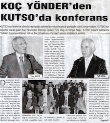 Kütahya Express - Koç Yönder’den KUTSO'da Konferans