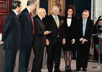 İtalya’nın Ekonomi Oscarı Uluslararası Leonardo Ödülü Mustafa Koç'a Verildi