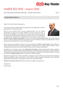Koç-Yönder Haber Bülteni Kasım 2022