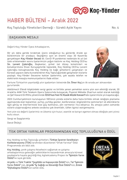 Koç-Yönder Haber Bülteni Aralık 2022