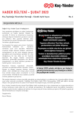 Koç-Yönder Haber Bülteni Şubat 2023