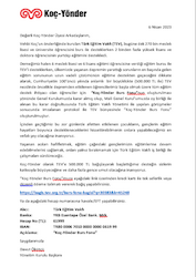 Türk Eğitim Vakfı (TEV) Bağış