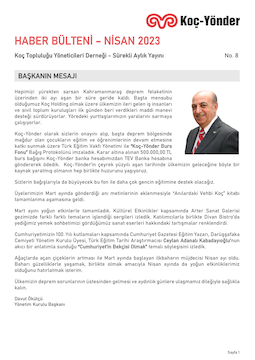 Koç-Yönder Haber Bülteni Nisan 2023