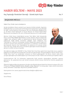 Koç-Yönder Haber Bülteni Mayıs 2023