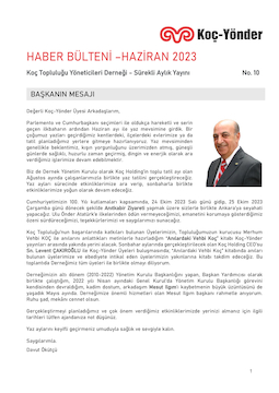 Koç-Yönder Haber Bülteni Haziran 2023