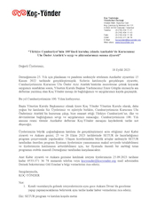 25-26 Ekim 2023 "T.C. 100.yılında Anıtkabir'de Kurucumuz Ulu Önder Atatürk'e şükranlarımızı sunma ziyareti"