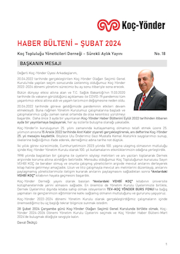 Koç-Yönder Haber Bülteni Şubat 2024