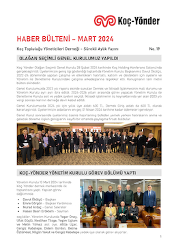Koç-Yönder Haber Bülteni Mart 2024