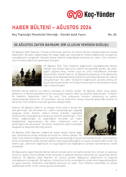 Koç-Yönder Haber Bülteni Ağustos 2024