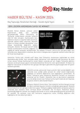 Koç-Yönder Haber Bülteni Kasım 2024