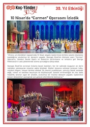 10 Nisan'da "Carmen" Operasını İzledik